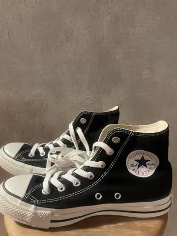 컨버스 올스타 하이컷 블랙 세척 완료