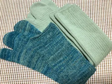 새상품 마르코몬도 타비삭스 발가락 양말 23-25cm 그린 계열