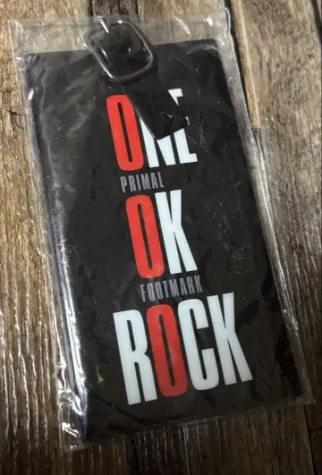 [미사용 새상품] 원오크 ONE OK ROCK 프라이멀 풋마크 특전