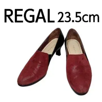 REGAL 하이힐 23.5cm 빨검 가죽/에나멜