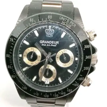 [ 작동품 ] GRANDEUR 크로노그래프 손목시계
