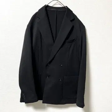 BEAMS 더블 테일러드 자켓 빔즈 블랙