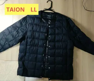 TAION 블랙 다운 자켓 XL