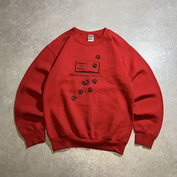 00s 90s 아카이브 맨투맨 애니멀 동물 개