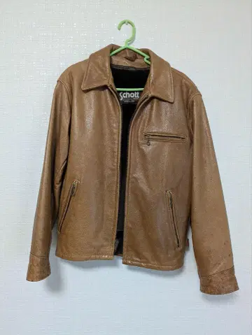 Schott 싱글 라이더 가죽 자켓 38