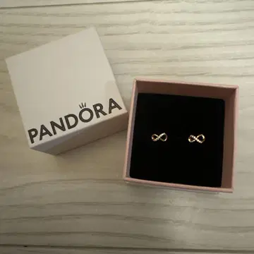 Pandora 리본 디자인 귀걸이
