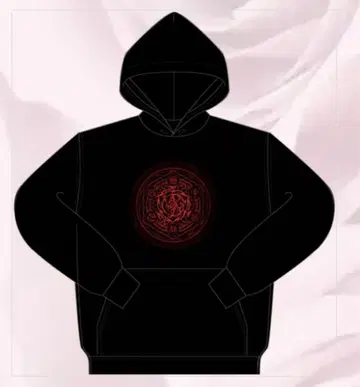 ASAGI 투어 굿즈 장미창 속기모 후드티 비주얼계 D 혈계