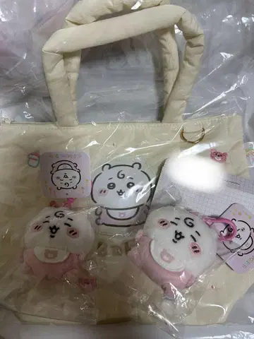 치이카와 베이비 퀼팅 토트백 치이카와 마스코트