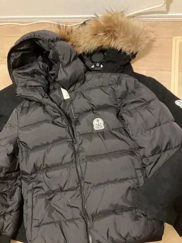 FIDELITY 피델리티 후드 부착 다운 자켓 블랙 3way