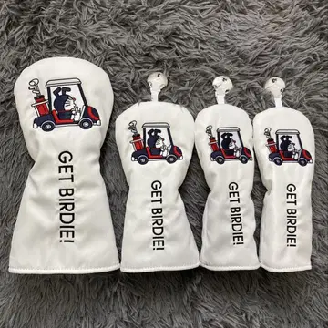 [새상품] 4세트 도라에몽 골프클럽 헤드커버 1+3W+UT+UT 화이트