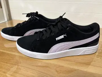 푸마 비키 V3 스니커즈 블랙 퍼플 23.5