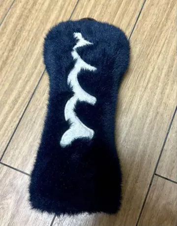 무타 골프헤드커버 네이비 퍼 소재 UT용