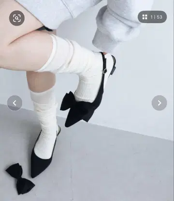 미사용 새상품 EVOL 펌프스 리본 포함 박스 포함 이볼 리본