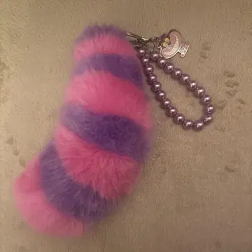 체셔 고양이 꼬리 스트랩 키링