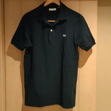 LACOSTE 인디고 피케 셔츠 사이즈 3