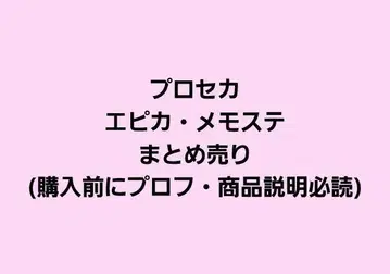프로세카 에피카 메모스테 묶음 판매