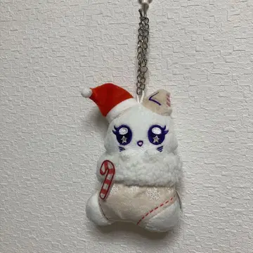 산타 모자 고양이 봉제 인형 미야이즈