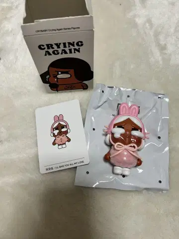 POP MART CRY BABY CRYING AGAIN 피규어 토끼