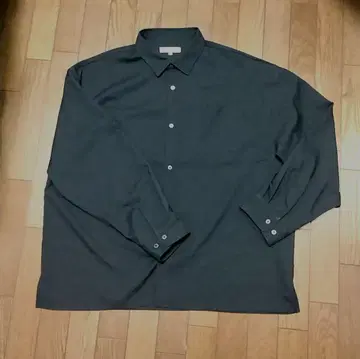 실키 터치 롱 와이드 긴팔 셔츠 XL