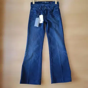 7 For All Mankind 플레어 인디고 블루 24 부츠컷