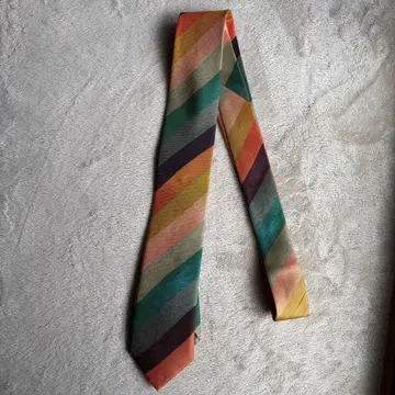 폴스미스 PaulSmith 멀티 컬러 스트라이프 넥타이