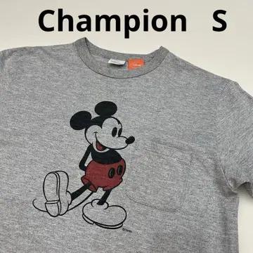 Champion 챔피온 미키 티셔츠 디즈니 콜라보 S 새상품급