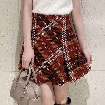 24AW snidel 로빙 체크 미니 스커트