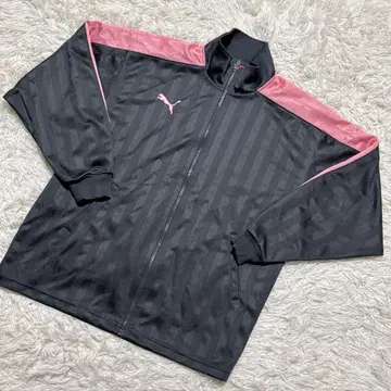 [ 1020 ] PUMA 저지 긴팔 다크 그레이 핑크