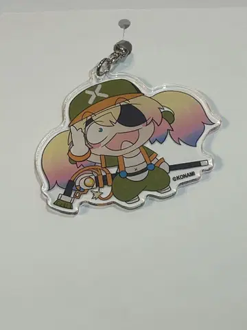 KONAMI 봄버걸 아크릴 키링 올리브 미사용품