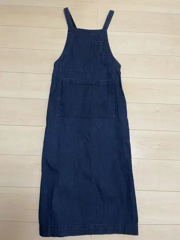 비어즐리 데님 에이프런 원피스