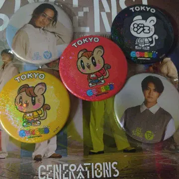 GENERATIONS 6IXSENSE 라이브 굿즈 캔 배지