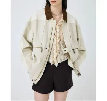 MOUSSY BI COLOR WORK 자켓
