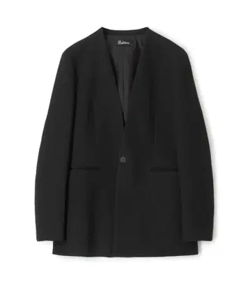 EDITION 트리아세테이트 하이 트위스트 노카라 자켓