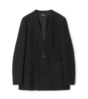 EDITION 트리아세테이트 하이 트위스트 노카라 자켓