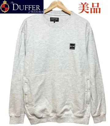 더 더퍼 오브 세인트 조지 새상품급 그레이 맨투맨 트레이닝복 DUFFER