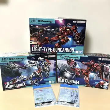 HG 1/144 GQuuuuuuX 시리즈 3기 & 데칼 2종 세트