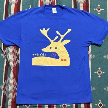 요루시카 월묘 춤추는 동물T셔츠 사슴 XL