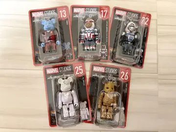 MARVEL [ BE@RBRICK ] 해피 복권 베어브릭상 5체 세트