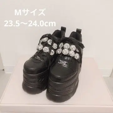 미셸 마카롱 YOSUKE 비쥬 버클 통굽 스니커즈