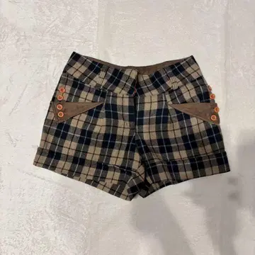 [노브랜드] (S) 숏팬츠 캐주얼 체크 무늬 짧은 기장