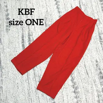 [KBF] 센터 프레스 와이드 스트레이트 팬츠 F 린넨 라이크