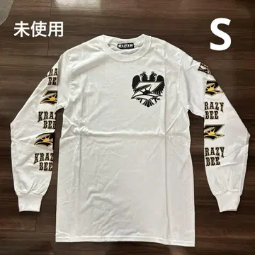 RIZIN KRAZY BEE 롱티 화이트 S 사이즈