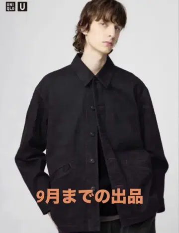 UNIQLO U 오버 사이즈 컬러 데님 자켓 사이즈 M