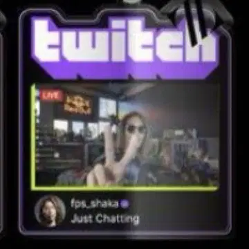 ZETA DIVISION x Twitch 아크릴 키링 샤카