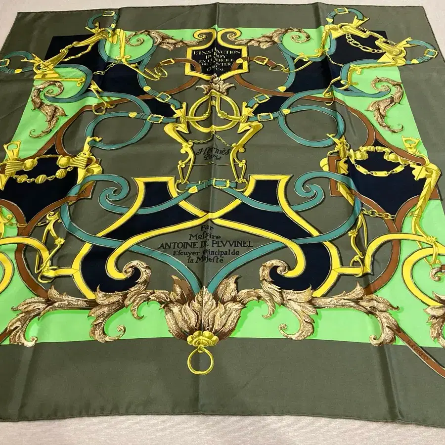 Hermes silk scarf