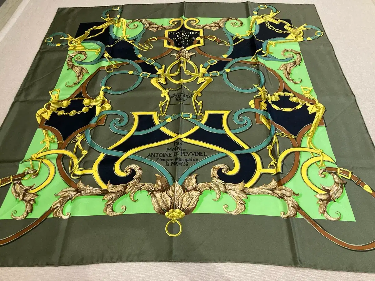 Hermes silk scarf