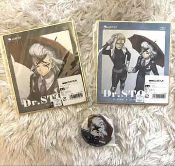 Dr.STONE DMM 스크래치 레이니 데이 색지 제노 스탠리 캔뱃지