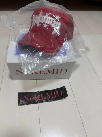 NOREMID 메쉬 캡 레드