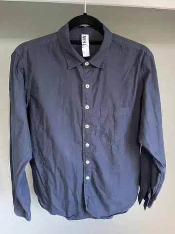 MHL. 그레이 버튼업 셔츠