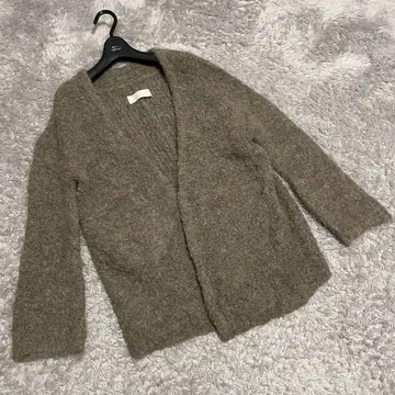 TODAYFUL 브라운 니트 가디건 알파카 혼방 프리 사이즈